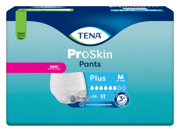 Inkontinensskydd allt-i-ett byxa, TENA Pants Plus M - Tena - 2