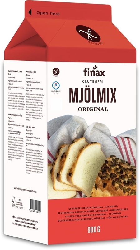 Mjölmix Original glutenfri, 900g Finax - Finax
