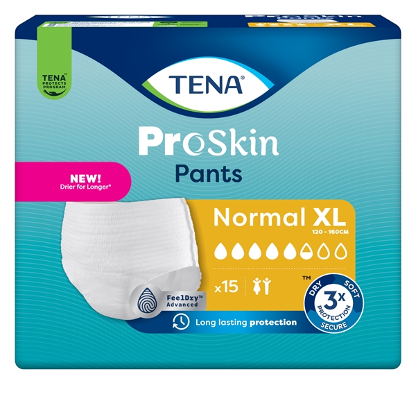 Inkontinensskydd allt-i-ett byxa, TENA Pants Normal XL - Tena - 2