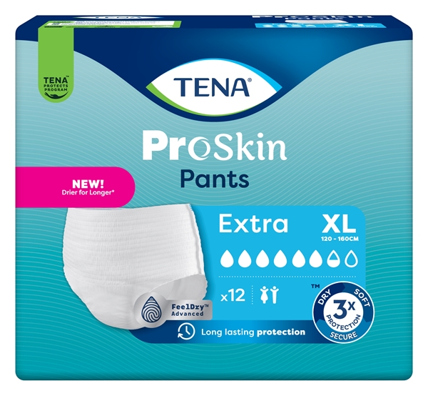 Inkontinensskydd allt-i-ett byxa, TENA Pants Extra XL - Tena - 2