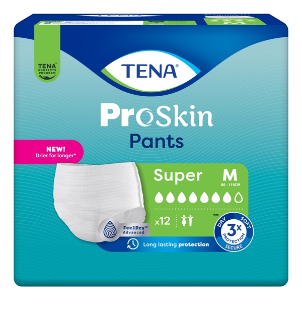 Inkontinensskydd allt-i-ett byxa, TENA Pants Super M - Tena - 2