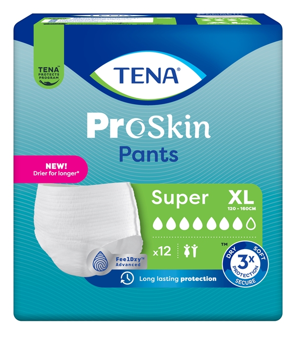 Inkontinensskydd allt-i-ett byxa, TENA Pants Super XL - Tena - 2