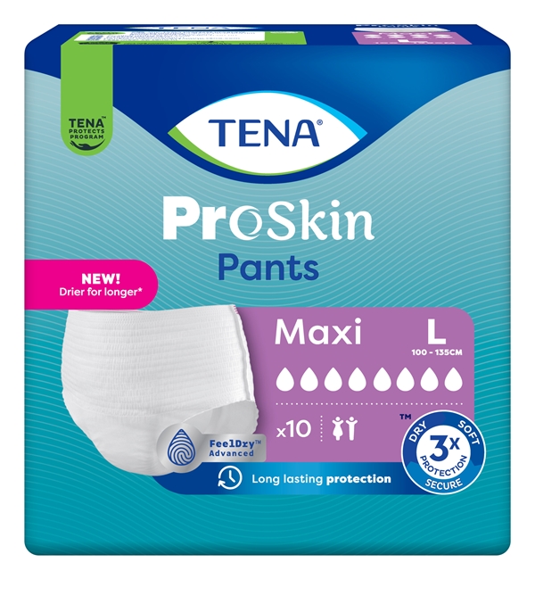 Inkontinensskydd allt-i-ett byxa, TENA Pants Maxi L - Tena - 2