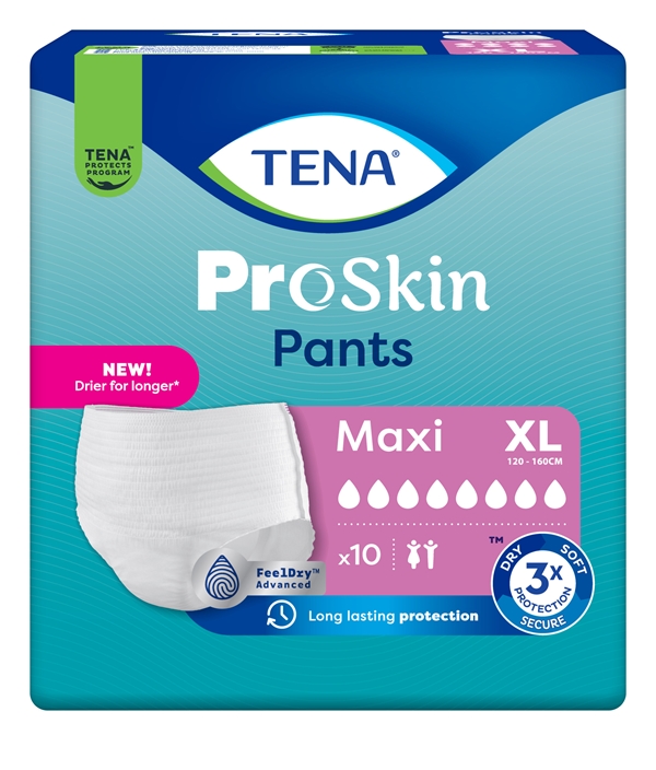 Inkontinensskydd allt-i-ett byxa, TENA Pants Maxi XL - Tena - 2