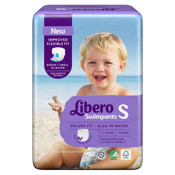 Badblöja engångs, Libero Swimpants S 7-12kg - Libero