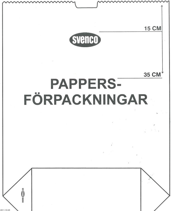Sopsäck papper tr Pappersförp., 125L 75x100x25cm 60 g/m2