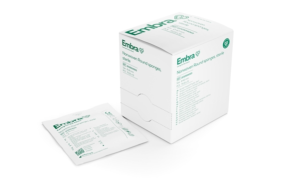 Rundtork nonwoven 5p Embra, Ø40mm steril - Embra®