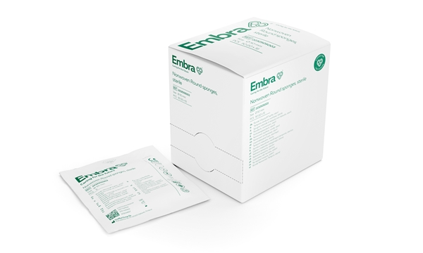 Rundtork nonwoven 5p Embra, Ø50mm steril - Embra®