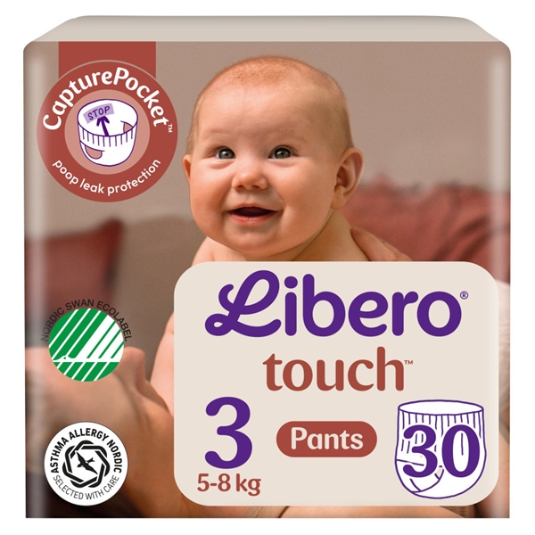 Byxblöja Libero Touch Pants, 3 5-8kg - Libero