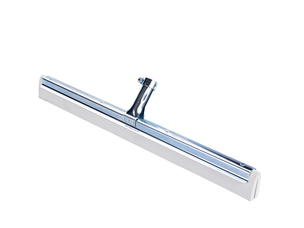 Golvskrapa/Golvraka gummi, 55cm vit med skvättkant - Dura-Flex