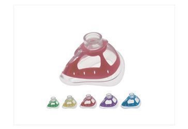 Narkosmask VBM Bi-Mask, stl6 silikon blå