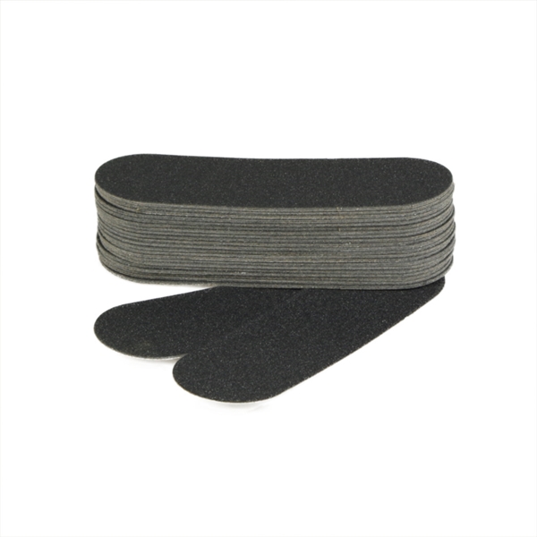 Papper till fotfil i stål, finkornigt självhäftande