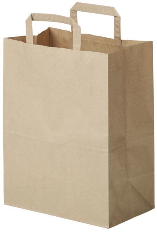 Pappersbärkasse, 16L 250x170x330mm brun