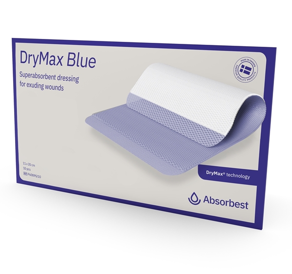 Superabsorberande förband DryMax Blue, 20x30cm - DryMax