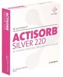 Kol/silverkompress Actisorb Silver, 10,5x10,5cm - Actisorb