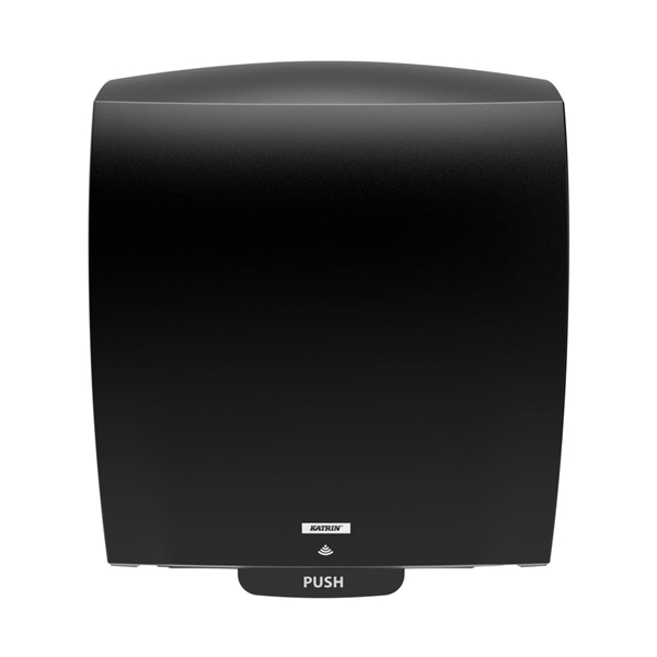 Dispenser för handtorkrulle Hybrid, Katrin System svart (elekt.) - Katrin - 1