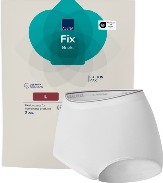 Fixeringsbyxa utan ben, ABENA Fix Briefs Cotton L - Abena