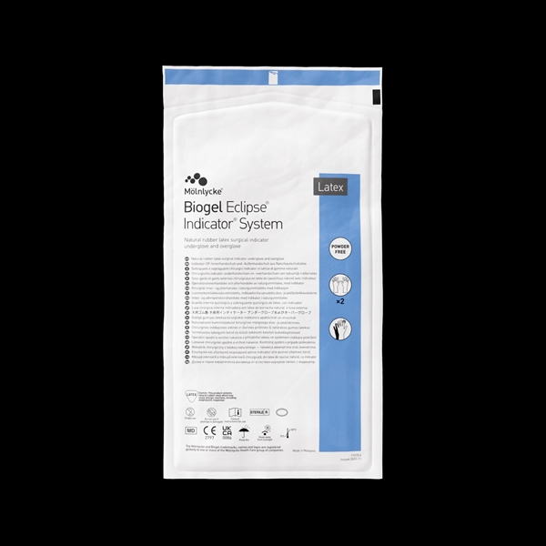 Handske op Biogel pf dubbelpar, 8,5 Eclipse Indicator System - Biogel - 1