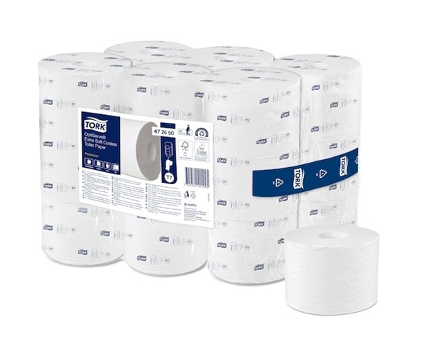 Toalettpapper 3-L T7, 63,3m Premium OptiServe - Tork - 1