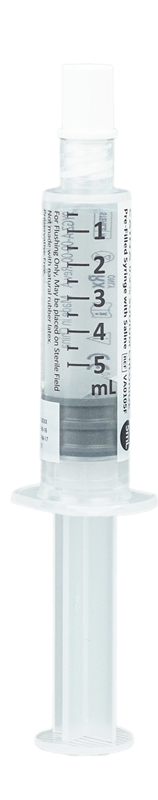 Spruta förfylld NaCl , 5ml i 5ml spruta SS - evercare® - 2