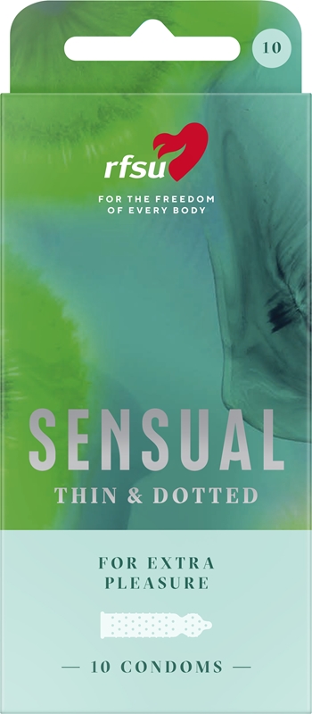 Kondom Sensual, L185xB53x0,06mm 12x10-p - RFSU