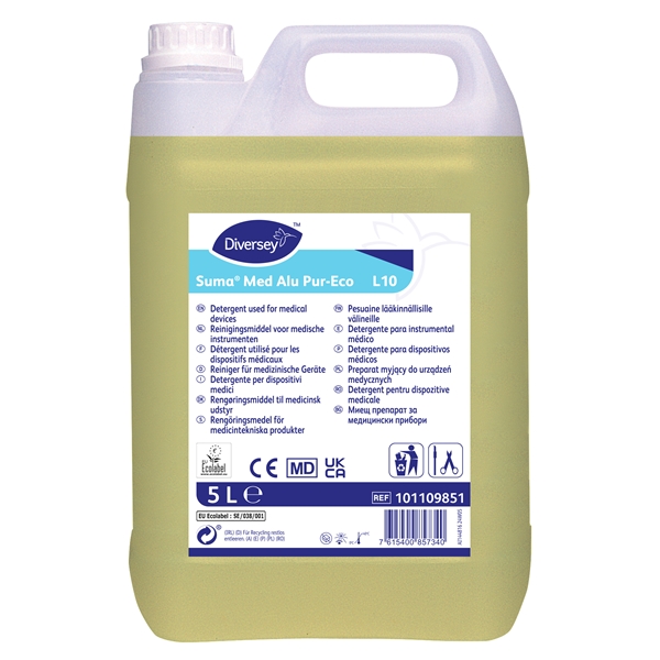 Diskmedel disk/spoldesinfektion, 5L Suma Med Alu Pur-Eco L10 - Suma