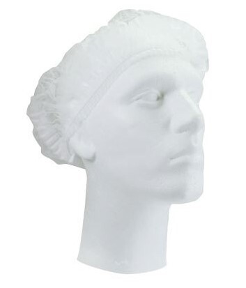 Hårnät PP nonwoven, M vit Latexfritt - Worksafe