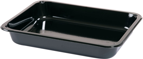 Form CPET menu Duniform, 960ml 225x175x34mm svart - Duniform