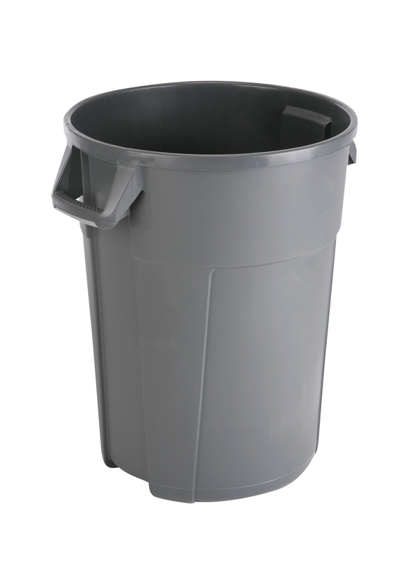 Soptunna plast Titan, 85L 49x56x63cm grå