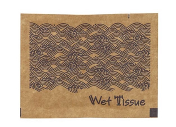 Våtservett osteril, 14x16cm med citrondoft