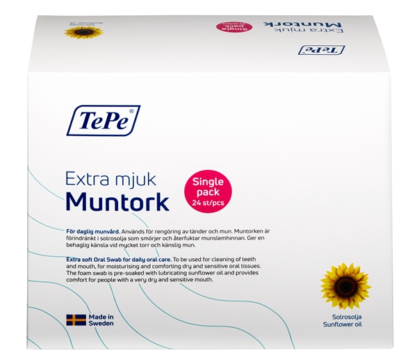 Muntork TePe, smörjande solrosolja 13cm - TePe