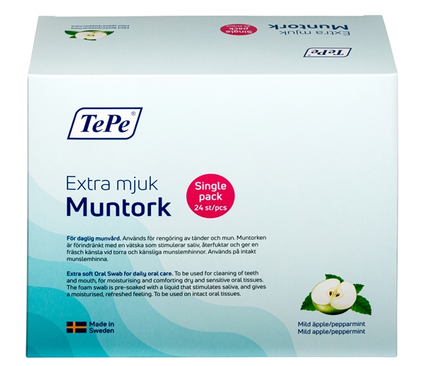 Muntork TePe, salivstimulera m fluor/xylitol - TePe