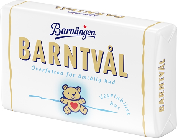 Tvål fast Barnängen, 85g milt parfymerad 2-pack - Barnängen