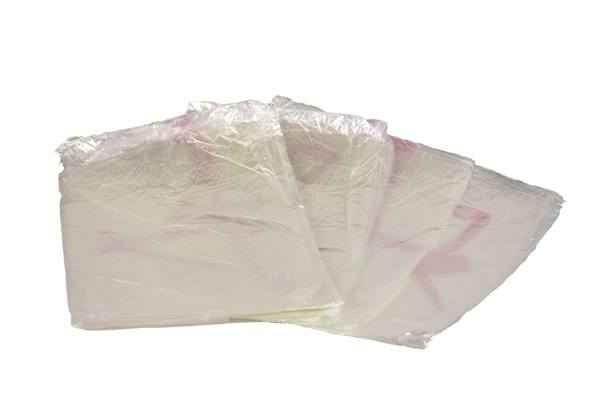 Vattenlöslig tvättsäck engångs, 60L 550x1000mm vattenlöslig - 2