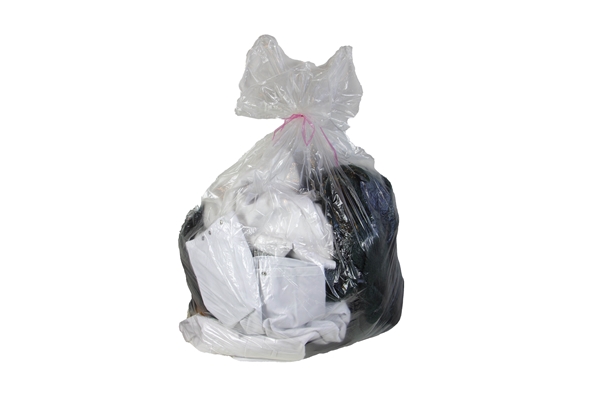 Vattenlöslig tvättsäck engångs, 60L 550x1000mm vattenlöslig - 1