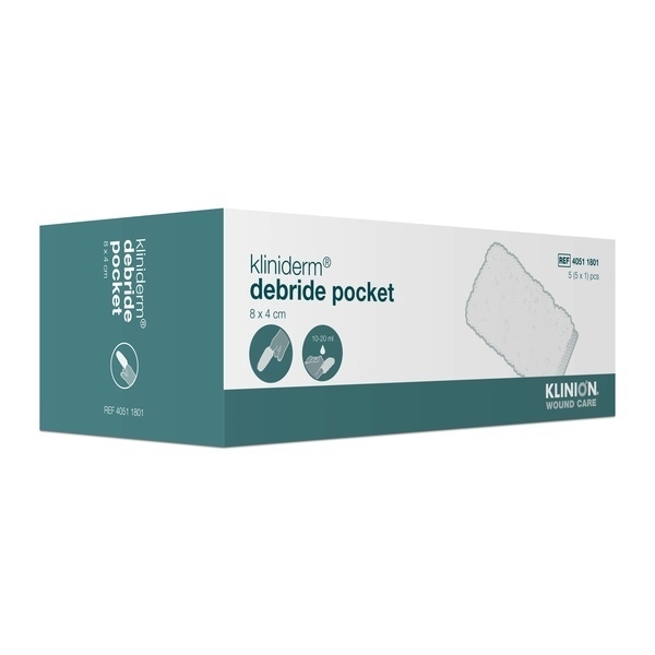 Debrideringsdyna Debride, 4x8cm pocket - Debride