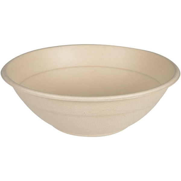 Salladsskål Bagasse, 1000ml Ø19,6cm brun - Gastro