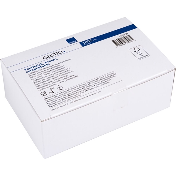 Tandpetare trä, 65mm lösförpackade - Gastro - 2