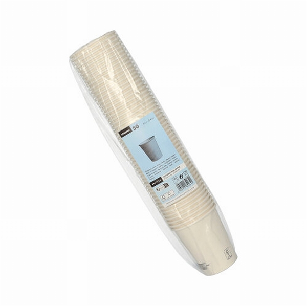 Pappersbägare To Go, 20cl vit PE-belagd - Papstar - 2