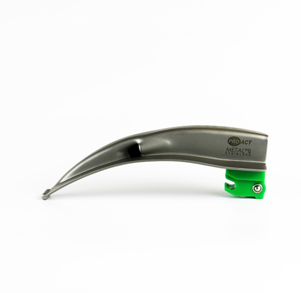 Laryngoskopblad Metal Max 90 Green System, Mac 3 vuxen eng - ProAct