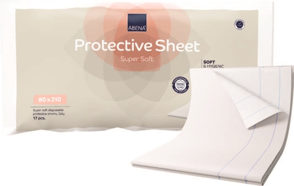 Skyddslakan Abena förstärkt , 80x210cm  - Abena