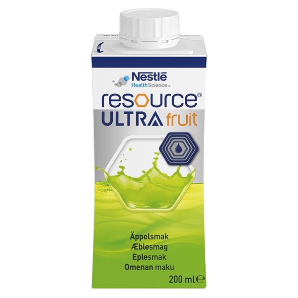 Resource Ultra Fruit, 4x200 ml Äpple - Resource Ultra Fruit