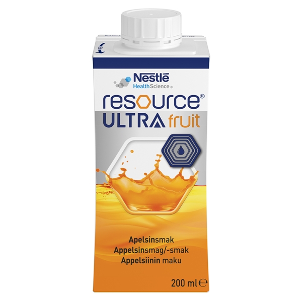 Resource Ultra Fruit, 4x200 ml Apelsin - Resource Ultra Fruit