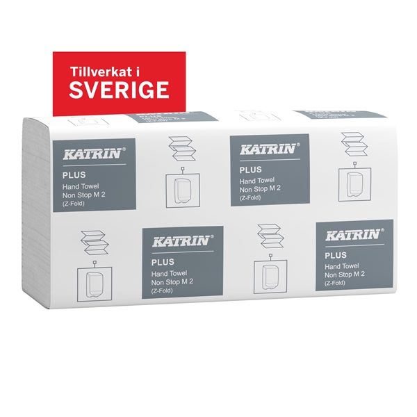 Handduk Katrin Plus M2 Z-vikt, 20,3x24cm Non Stop Handy pack - Katrin