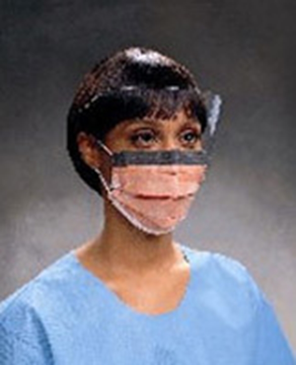 Munskydd op 4LFluidShield med visir, öronband typ IIR imskydd