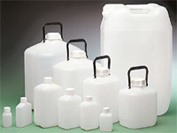 Flaska plast med skruvlock, 250ml HDPE