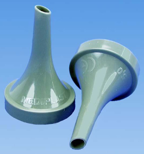 Örontratt grå engångs, 8mm används utan otoskop