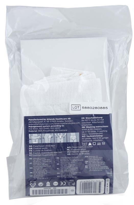 Fixeringsbyxa utan ben, Attends Stretch fit S - Attends - 3