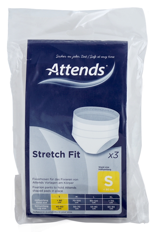 Fixeringsbyxa utan ben, Attends Stretch fit S - Attends - 1