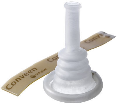 Urindroppsamlare latexfri med häftstrip, Conveen S+ O=70 D=21mm - Conveen